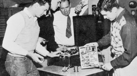 Students and Faculty in the School of Engineering